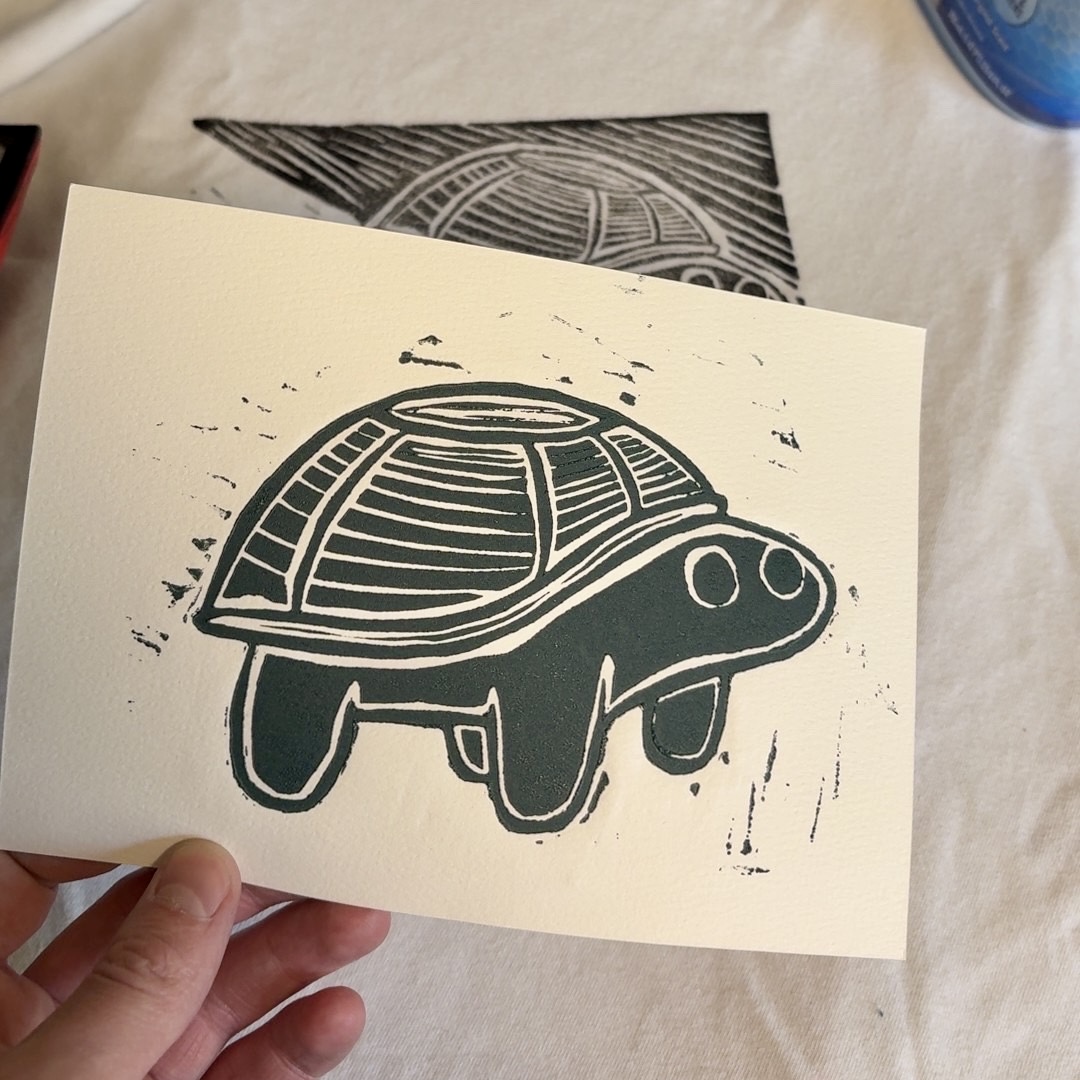 Simple Turtle on White T-shirt